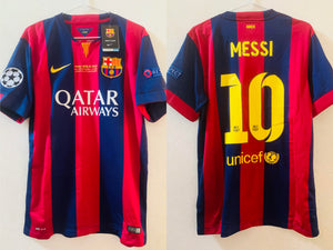 BARCELONA 14/15 HOME KIT RETRO FAN VERSION (MESSI 10).