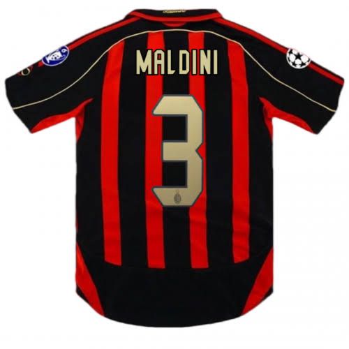 AC Milan 2006-2007 Paolo Maldini Home Shirt