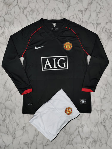 Manchester United Away Retro 08/09 Football Full Sleeves Set