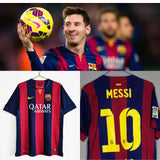 BARCELONA 14/15 HOME KIT RETRO FAN VERSION (MESSI 10).