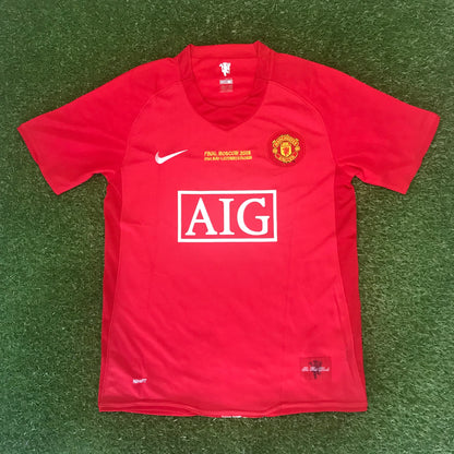 manchester united 2008 half sleeve jersey