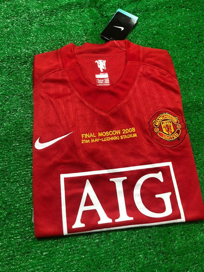 manchester united 2008 half sleeve jersey