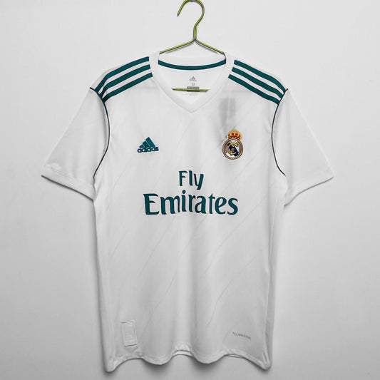 Retro Real Madrid 2017/18 Home Jersey