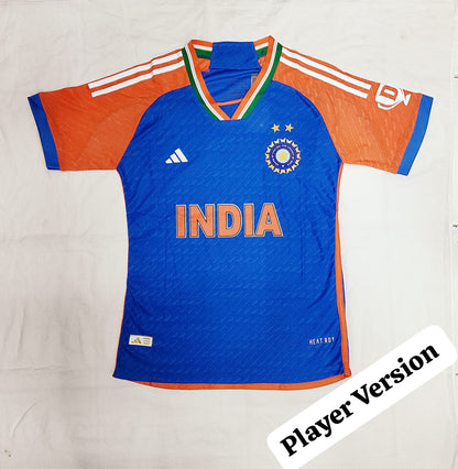 India T-20 Cricket World Cup 2024 Jersey PLAYER VERSION