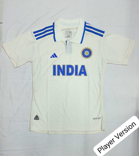 India Test Cricket Jersey 2024 PLAYER VERSION