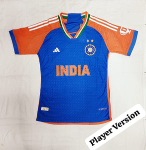 India T-20 Cricket World Cup 2024 Jersey PLAYER VERSION