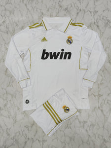 Real Madrid Retro Home Kit 2011/12 (Full Sleeves)